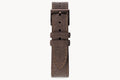 LEATHER STRAP CAMOSCIO K2 DARK BROWN - Braun glän - - Detomaso Watches