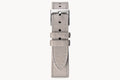 LEATHER STRAP MAINE CENERE - Silber glänzend - - Detomaso Watches