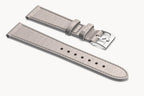 LEATHER STRAP MAINE CENERE - Silber glänzend - - Detomaso Watches