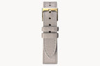 LEATHER STRAP MAINE CENERE - Gold glänzend - - Detomaso Watches