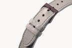 LEATHER STRAP MAINE CENERE - Burgundy glänzend - - Detomaso Watches