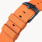 #TIDE OCEAN MATERIAL® STRAP ORANGE - Blau matt ge - - Detomaso Watches
