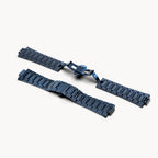 STAINLESS STEEL BRACELET D14 BLUE BRUSHED - Detomaso Watches