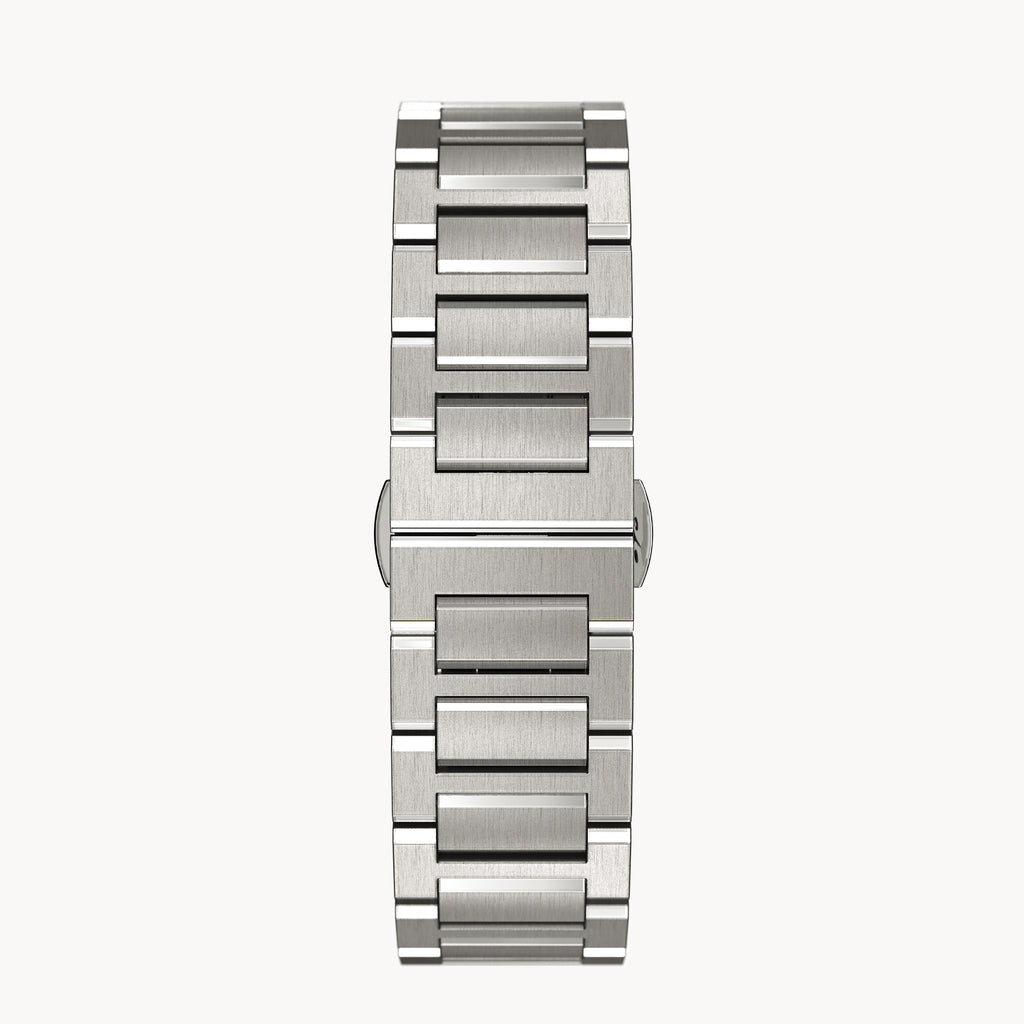 STAINLESS STEEL BRACELET D14 SILVER SANDBLASTED - Detomaso Watches