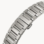 STAINLESS STEEL BRACELET D14 SILVER SANDBLASTED - Detomaso Watches