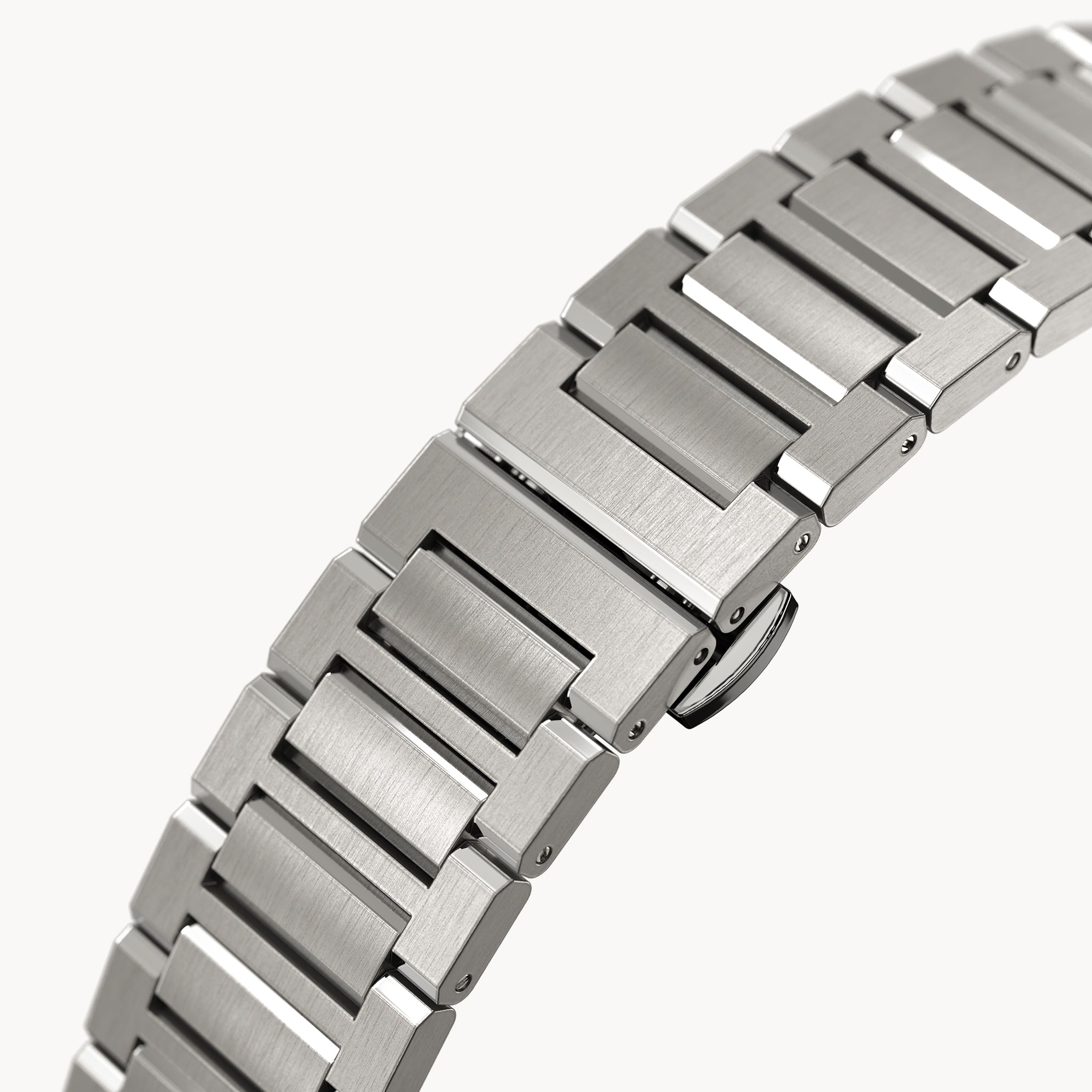 STAINLESS STEEL BRACELET D14 SILVER SANDBLASTED - Detomaso Watches