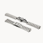 STAINLESS STEEL BRACELET D14 SILVER SANDBLASTED - Detomaso Watches