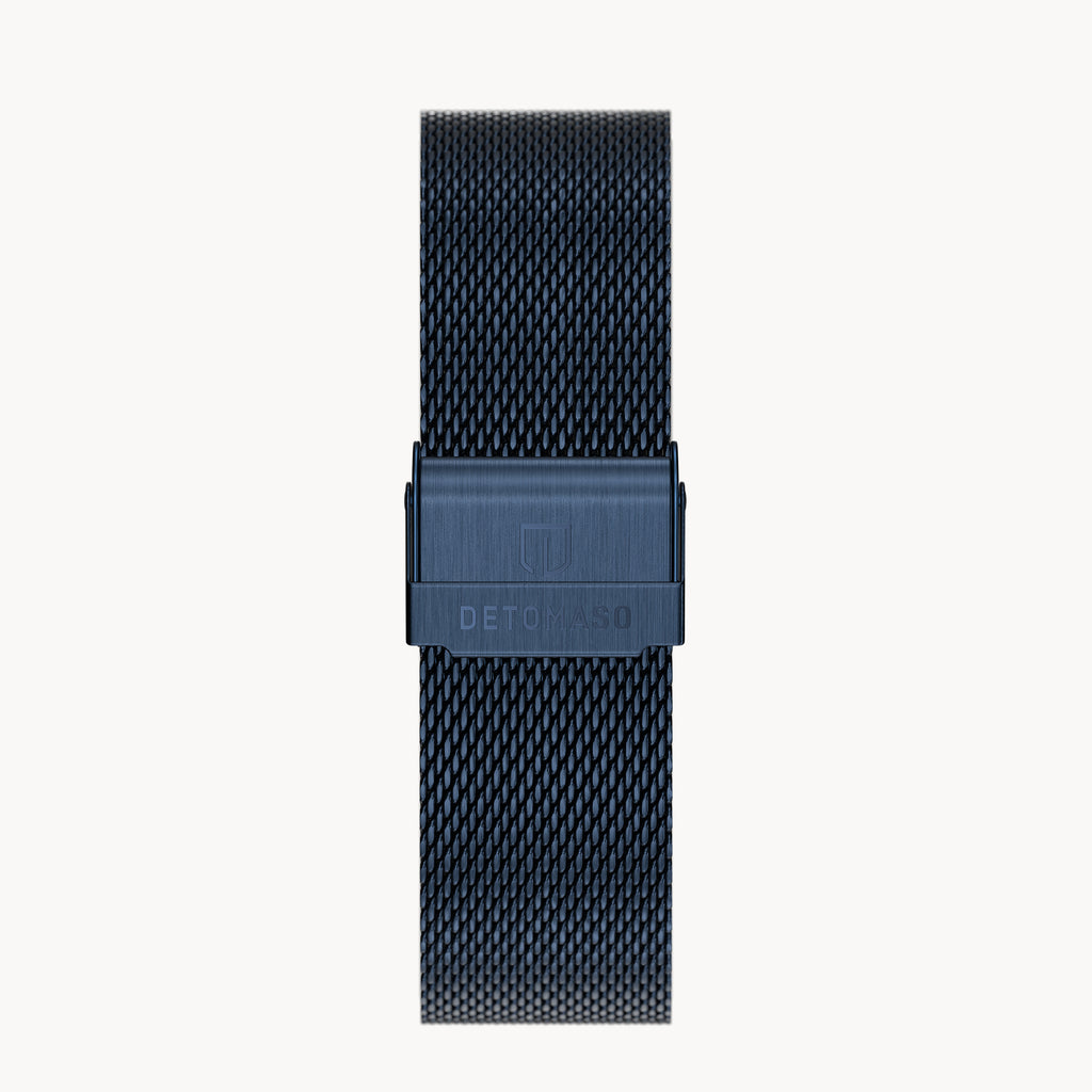 MILANESE STRAP D14 BLUE BRUSHED - Detomaso Watches