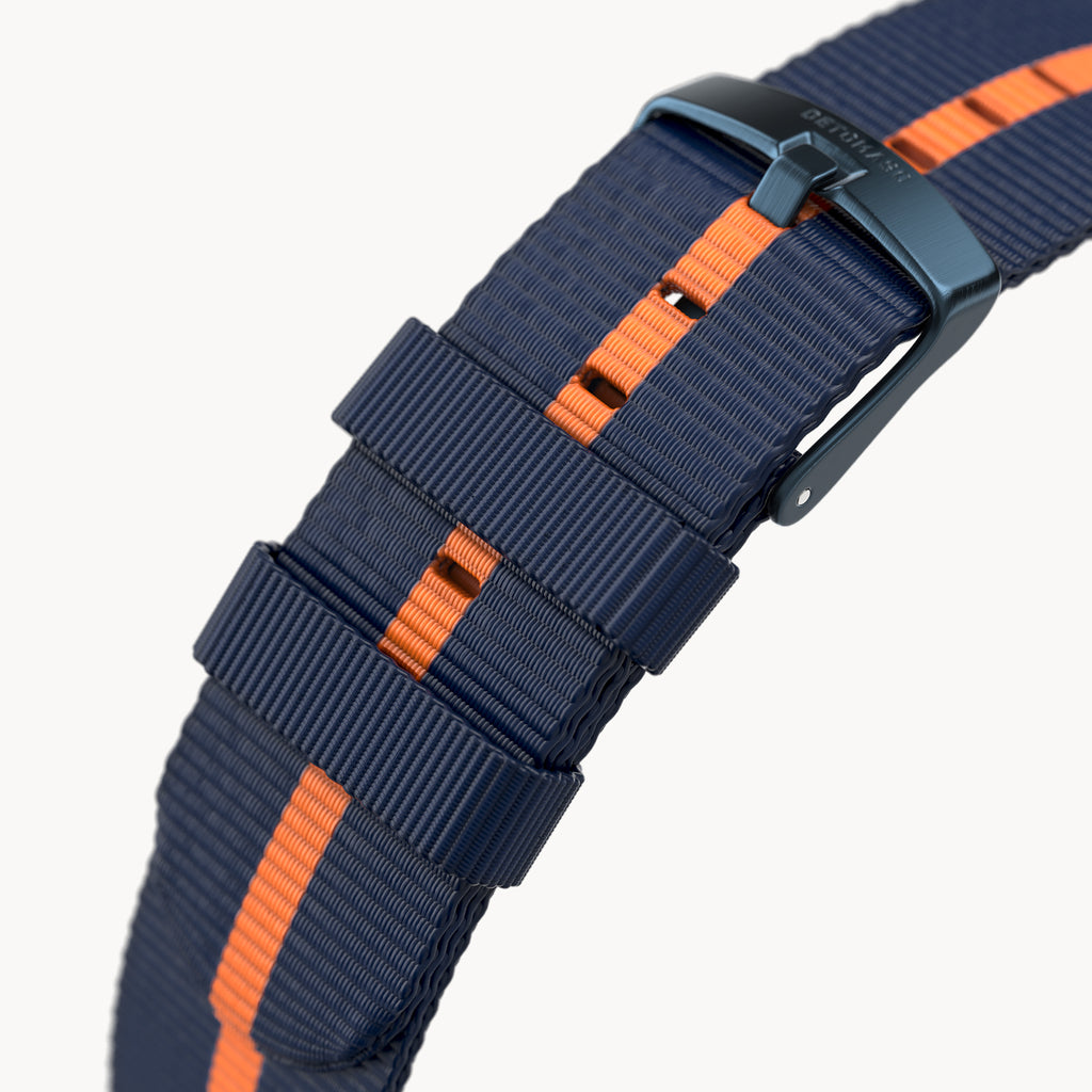 #TIDE OCEAN MATERIAL® STRAP DARKBLUE ORA - Blau m - - Detomaso Watches