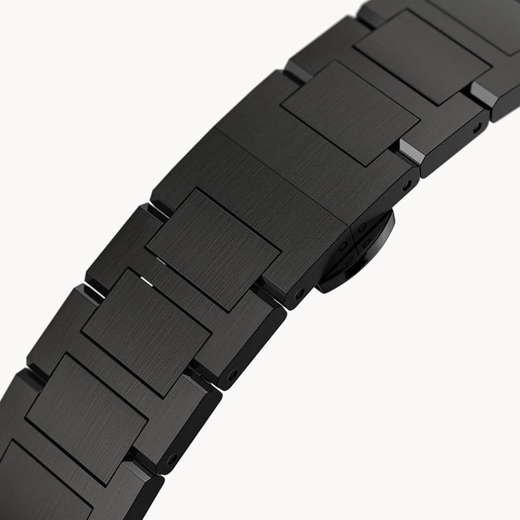 STAINLESS STEEL BRACELET D15 BLACK BRUSHED