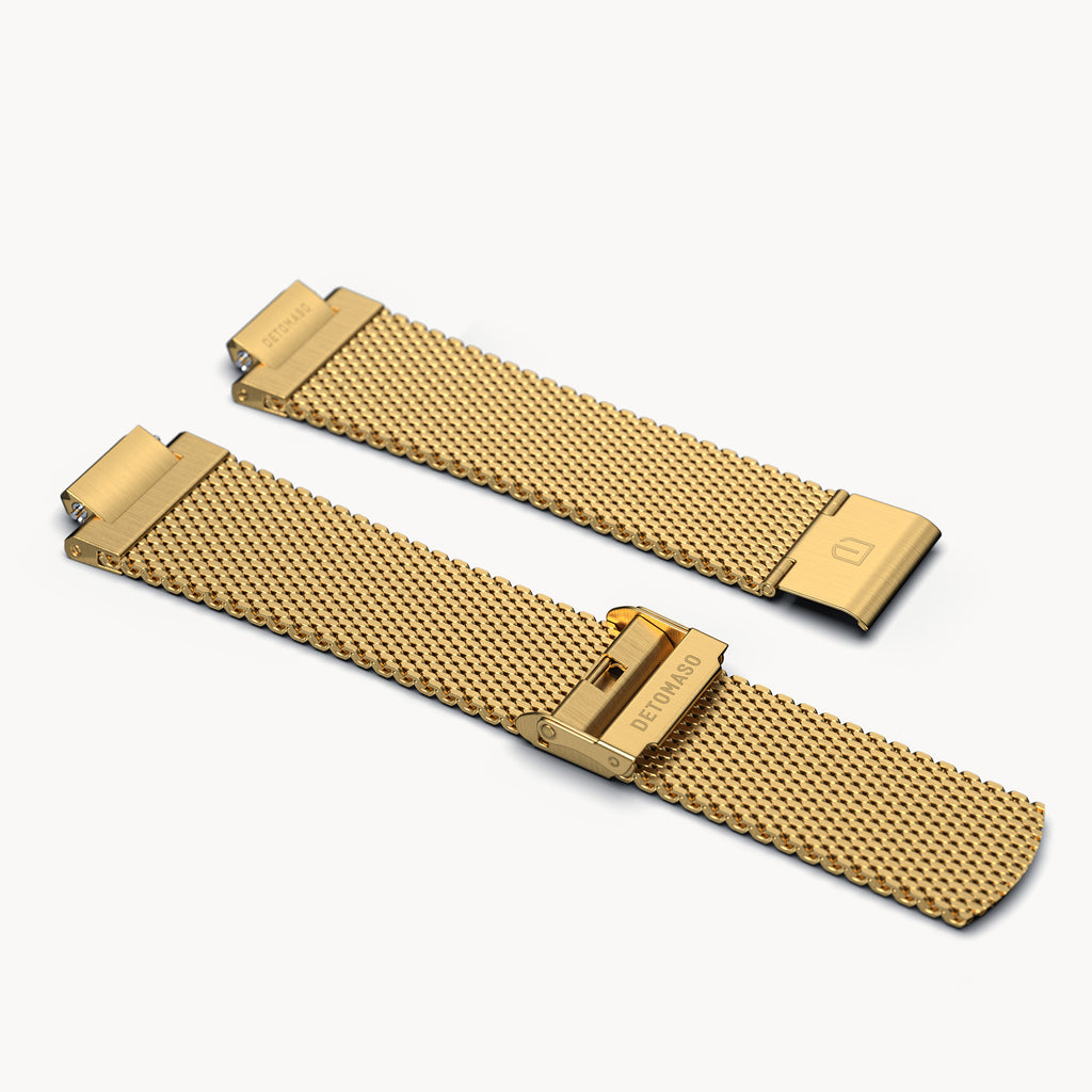 MILANESE STRAP D15 GOLD BRUSHED