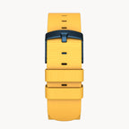 #TIDE OCEAN MATERIAL® STRAP YELLOW - Blau matt ge - - Detomaso Watches
