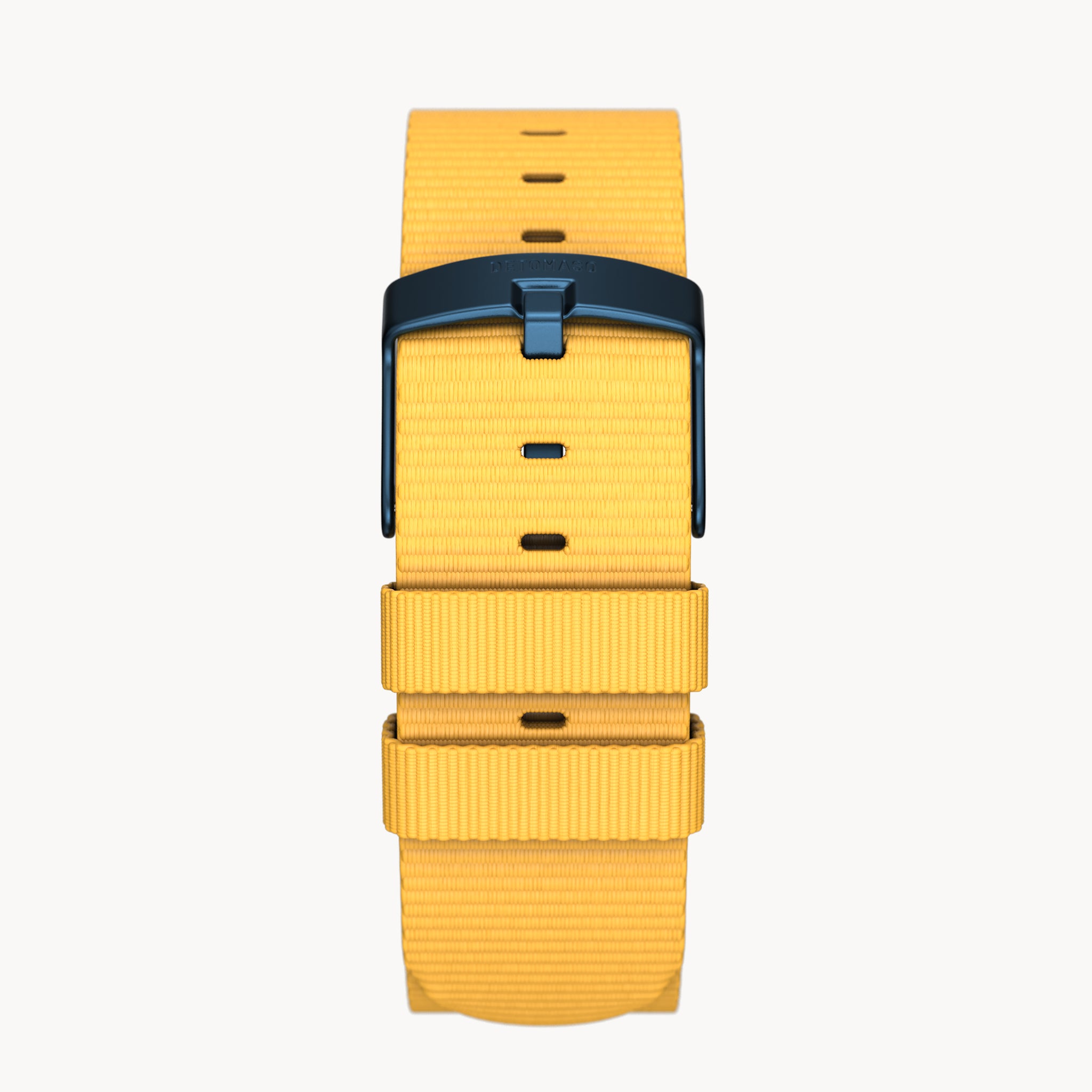 #TIDE OCEAN MATERIAL® STRAP YELLOW - Blau matt ge - - Detomaso Watches
