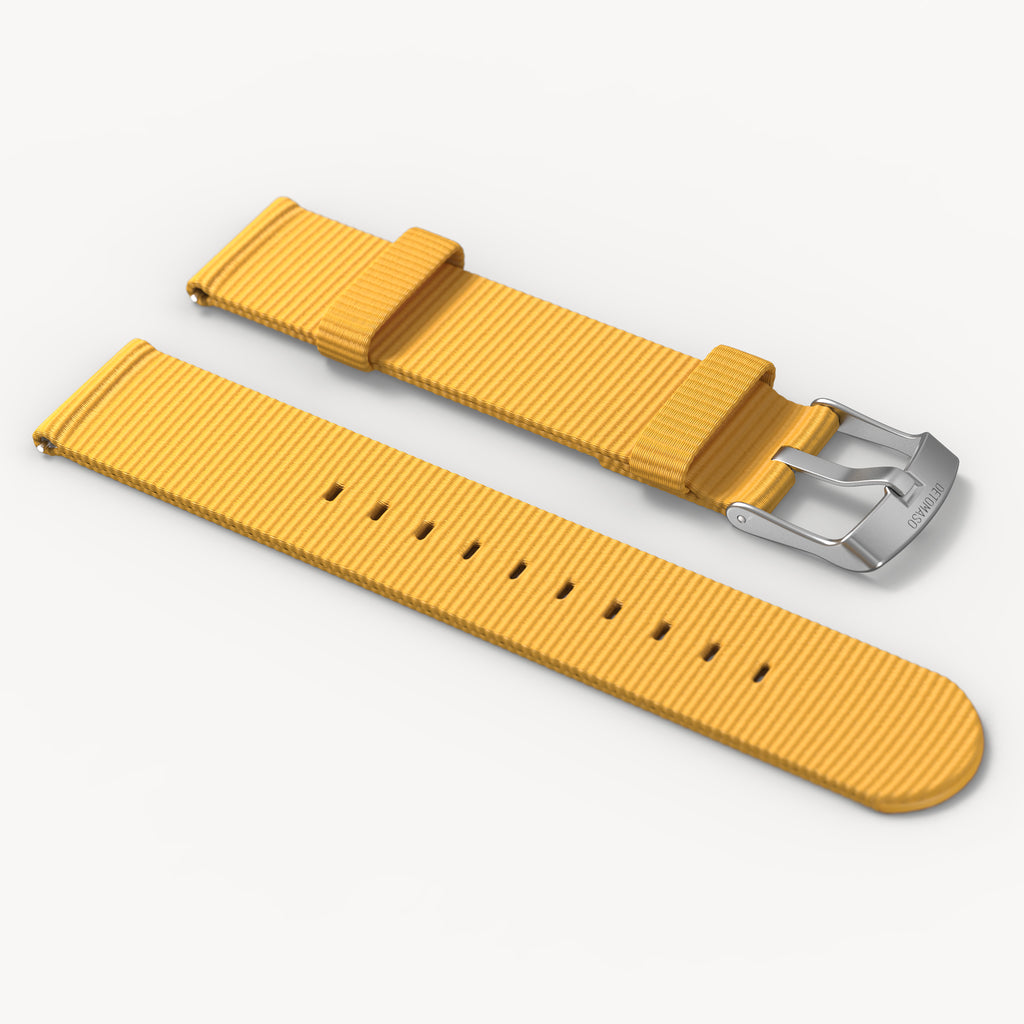 RECYCLED OCEAN PLASTIC STRAP YELLOW - Detomaso Watches