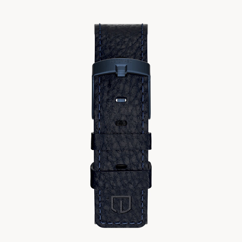 LEATHER STRAP D14 VENERE BLUE - Detomaso Watches