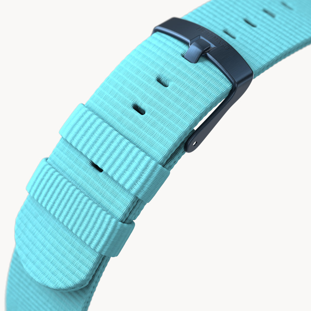 RECYCLED OCEAN PLASTIC STRAP MINTY BLUE - Detomaso Watches