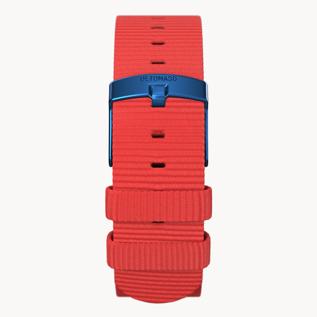 RECYCLED OCEAN PLASTIC STRAP RED - Detomaso Watches