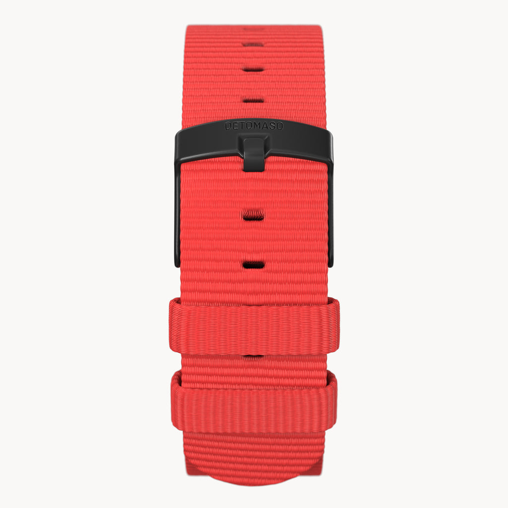RECYCLED OCEAN PLASTIC STRAP RED - Detomaso Watches