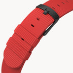 RECYCLED OCEAN PLASTIC STRAP RED - Detomaso Watches