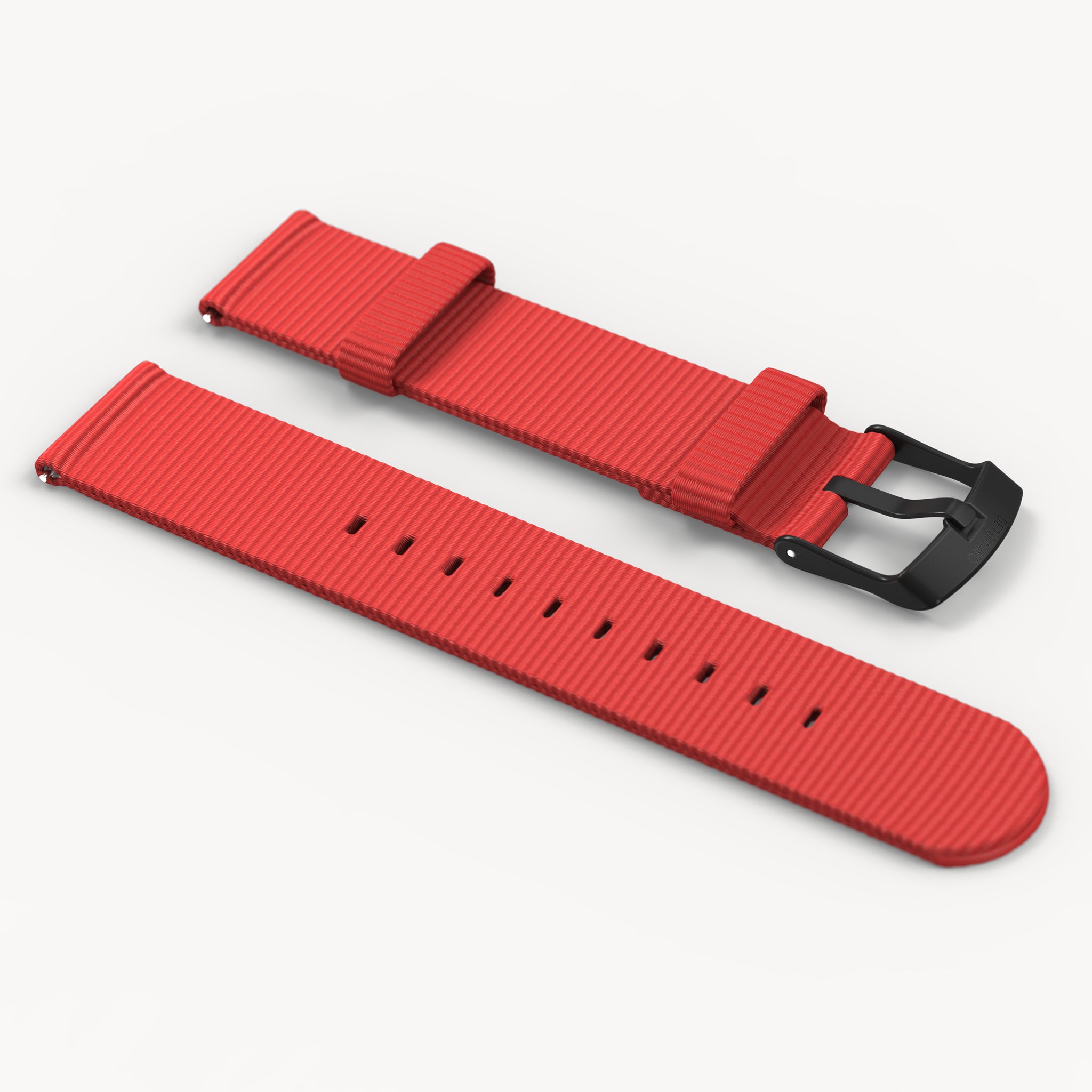 RECYCLED OCEAN PLASTIC STRAP RED - Detomaso Watches