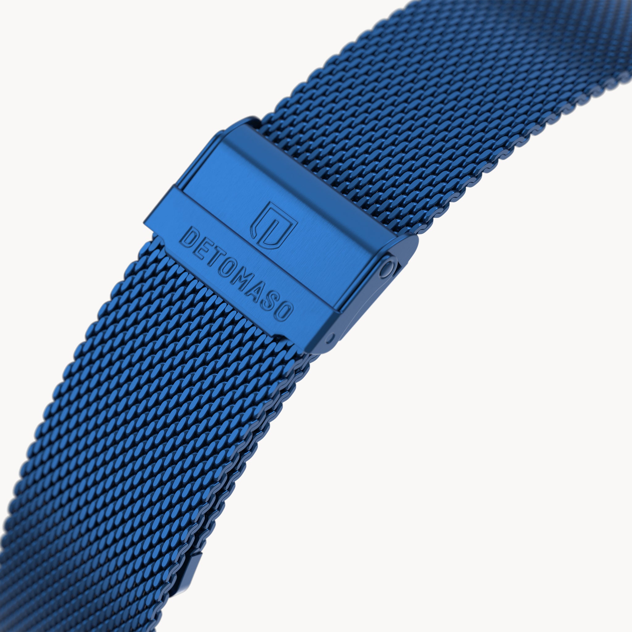 MILANESE STRAP MATTE BLUE BRUSHED - Detomaso Watches