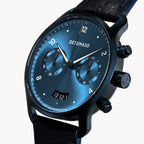 SORPASSO CHRONOGRAPH DARK BLUE - Leather Dark blue Classic - Detomaso Watches