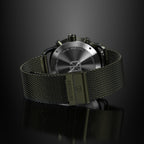 SORPASSO CHRONOGRAPH VELOCITÀ OLIVE - Mesh Olive Brushed - Detomaso Watches