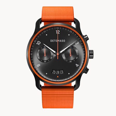 SORPASSO CHRONOGRAPH VELOCITÀ OLIVE Mesh Olive Brushed - Detomaso Watches