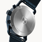 SORPASSO CHRONOGRAPH VELOCITÀ BLUE GREEN - Mesh Dark blue Brushed - Detomaso Watches