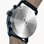 SORPASSO CHRONOGRAPH VELOCITÀ BLUE GREEN - Leather Dark blue Classic - Detomaso Watches