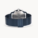 SORPASSO CHRONOGRAPH MACCHINA BLUE - Mesh Dark blue Brushed - Detomaso Watches