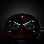 SORPASSO CHRONOGRAPH MACCHINA BLUE - Leather Dark blue Classic - Detomaso Watches