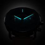 SORPASSO CHRONOGRAPH SILVER BLUE - Leather Brown Classic - Detomaso Watches