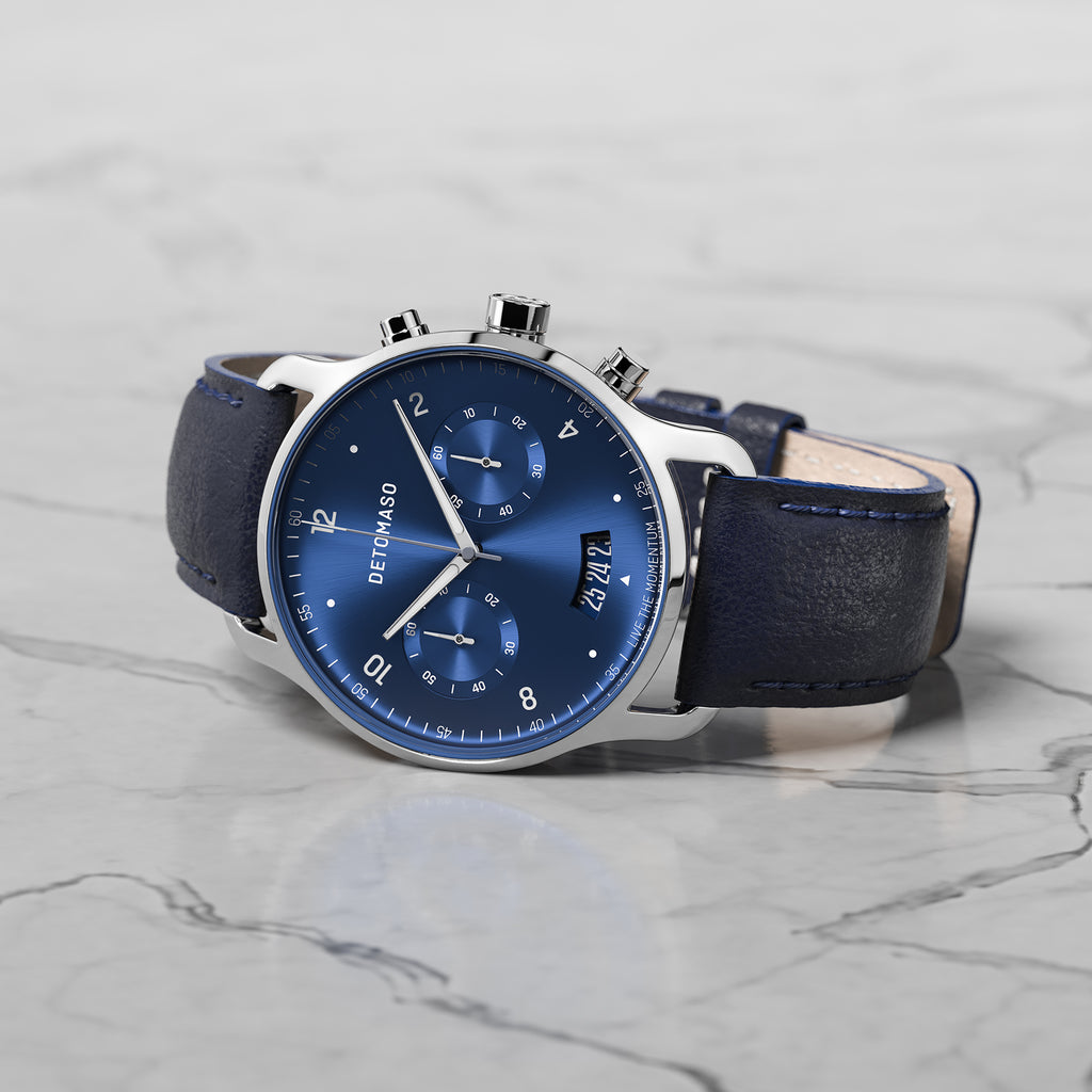 Sorpasso Chronograph – Silver Blue