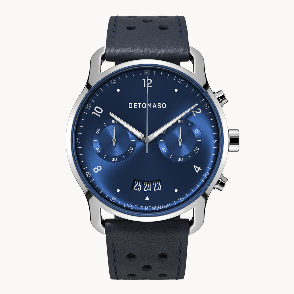 Sorpasso Chronograph – Silver Blue