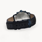 SORPASSO CHRONOGRAPH GIALLO BLU  - Leather Dark blue Classic - Detomaso Watches