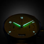 SORPASSO CHRONOGRAPH GIALLO BLU  - Ocean Plastic Dark blue Woven - Detomaso Watches