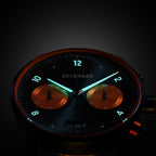 SORPASSO CHRONOGRAPH VELOCITÀ DUE  - Stainless steel Dark blue Brushed - Detomaso Watches