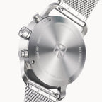 SORPASSO CHRONO MATTE GREEN - Mesh Silver Matte - Detomaso Watches