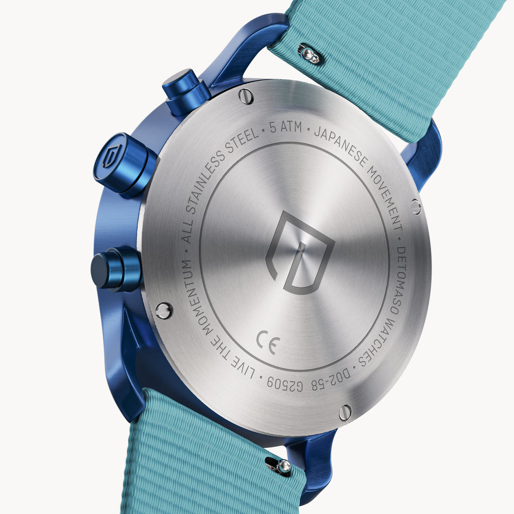 Sorpasso Chronograph – – Matte Blue