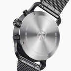 SORPASSO CHRONO GRAY MINT - Mesh Black Matte - Detomaso Watches