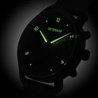 SORPASSO CHRONO GRAY MINT - #tide Ocean Material® Black Woven - Detomaso Watches