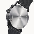 SORPASSO CHRONO GRAY MINT - #tide Ocean Material® Black Woven - Detomaso Watches