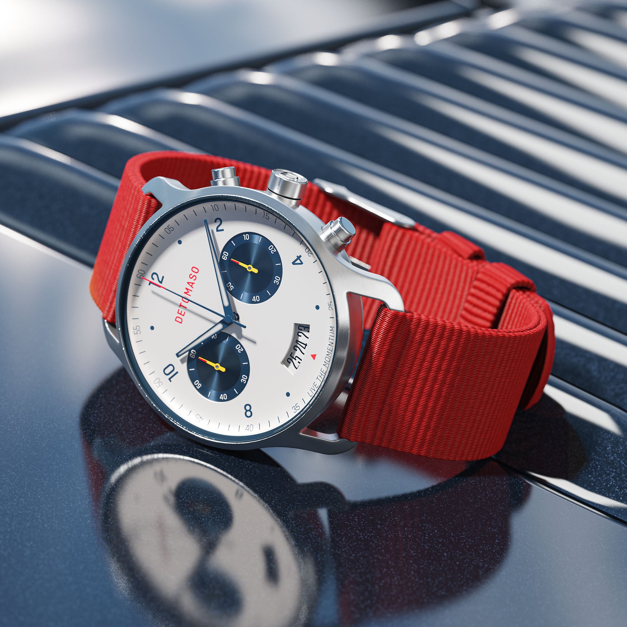 Sorpasso Chronograph – Limited Edition White Blue