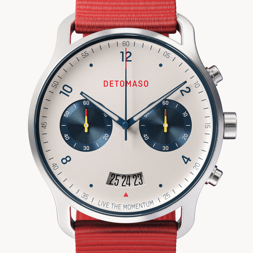 Sorpasso Chronograph – Limited Edition White Blue