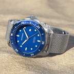 San Remo Diver – Silver Blue