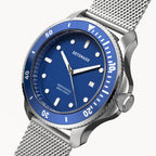 San Remo Diver – Silver Blue
