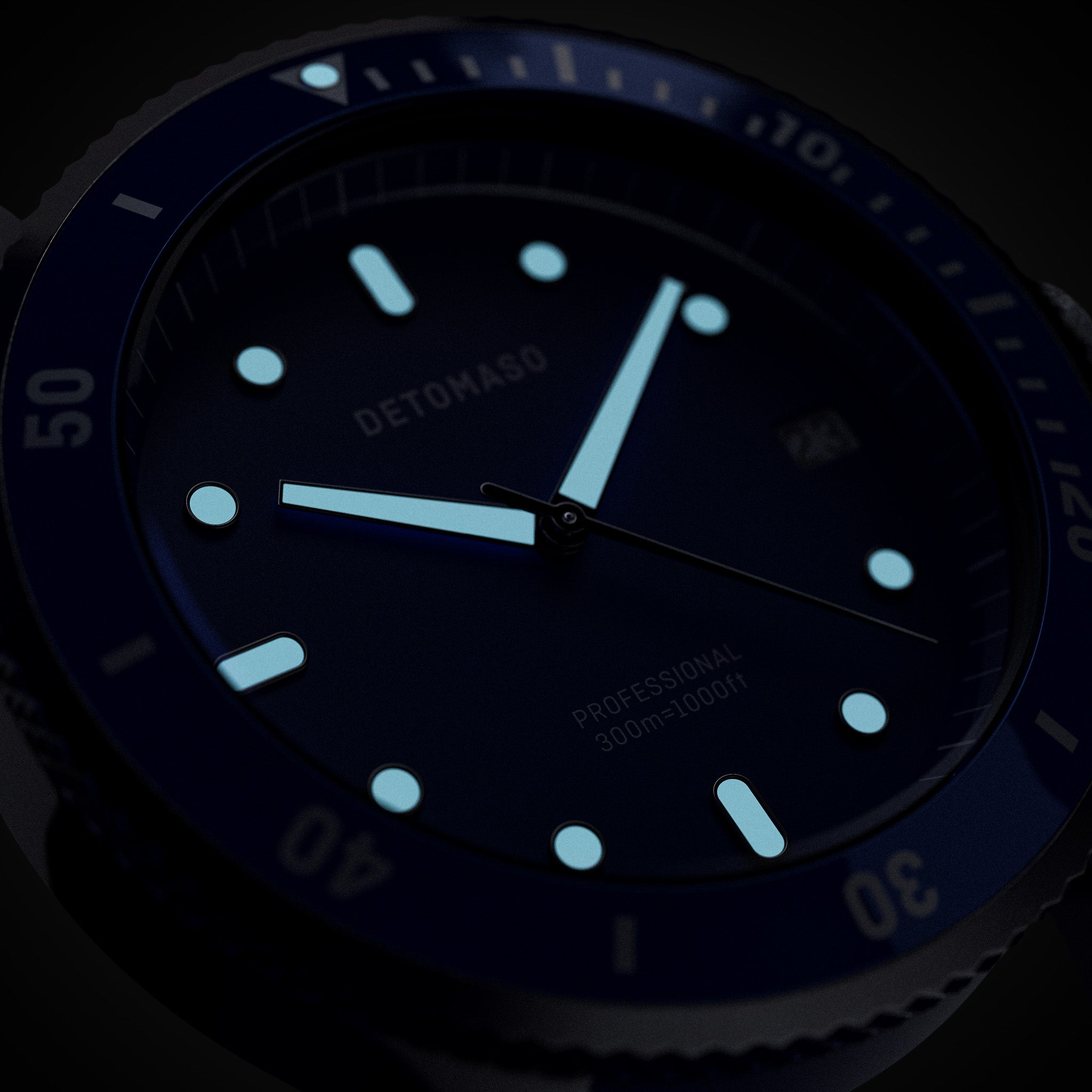 San Remo Diver – Silver Blue