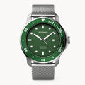 San Remo Diver – Silver Green