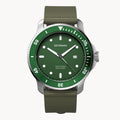San Remo Diver – Silver Green